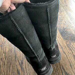 Tall Black Uggs size 7